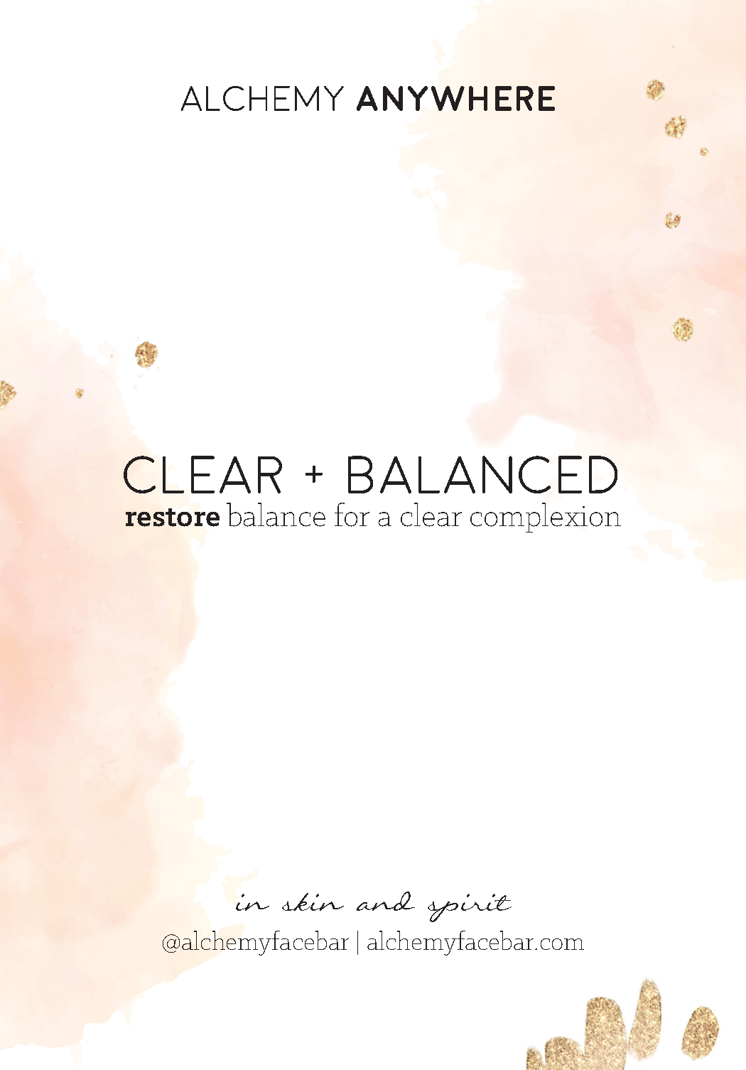 Clear + Balanced To Glow